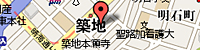 築地そばのご案内図
